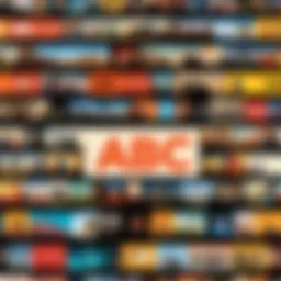 A visual representation of the evolution of ABC movies across decades.