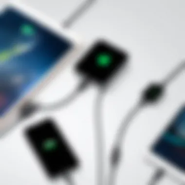 Compatibility with Various Devices Apple charging cord demonstrating compatibility with various devices