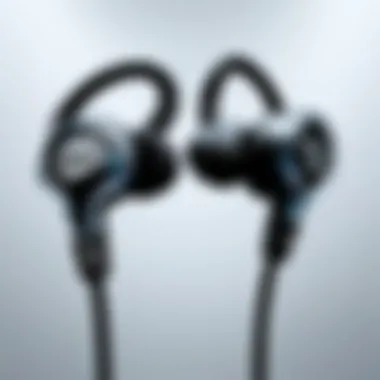 Specifications of JVC Gumy Earphones Close-up of JVC Gumy earphones specifications