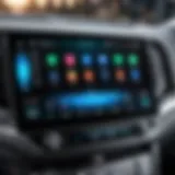 Modern Android car stereo interface showcasing WiFi connectivity options