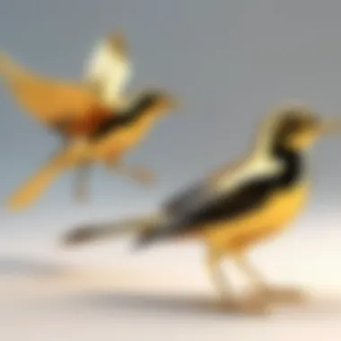 Future Prospects of Avanti Gilded Birds in Technology A futuristic representation of Avanti Gilded Birds and their potential impact on technology.