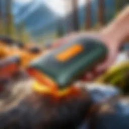 Portable rechargeable hand warmer perfect for outdoor activities