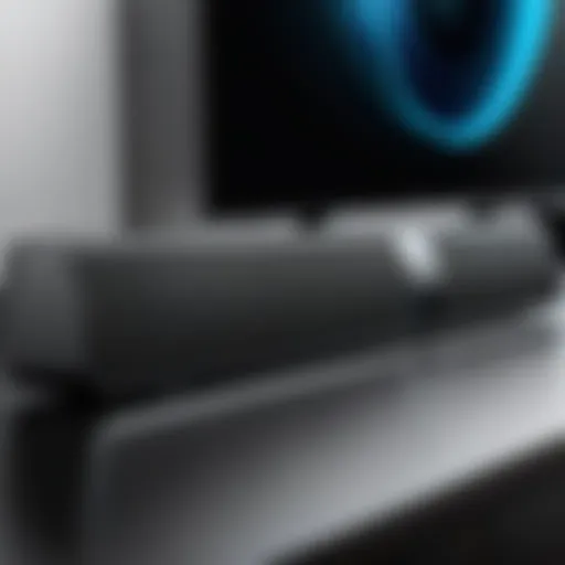 Sleek design of the Blast Soundbar showcasing its modern aesthetics