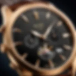 Elegant Bulova watch face showcasing classic design
