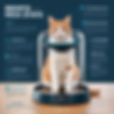 Benefits of Using the CatMate Feeder Infographic highlighting benefits of the CatMate Feeder