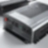 Compact power inverter for vehicle use
