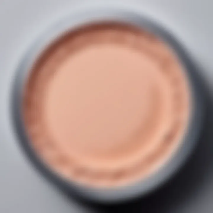 Close-up of Clinique Face Powder Invisible Blend showcasing its texture.