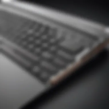 Sleek design of the Lenovo Yoga Keyboard showcasing its modern aesthetics.