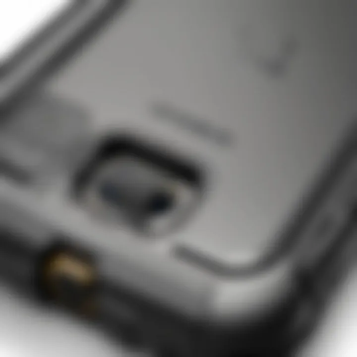 Close-up of OtterBox Defender's protective features