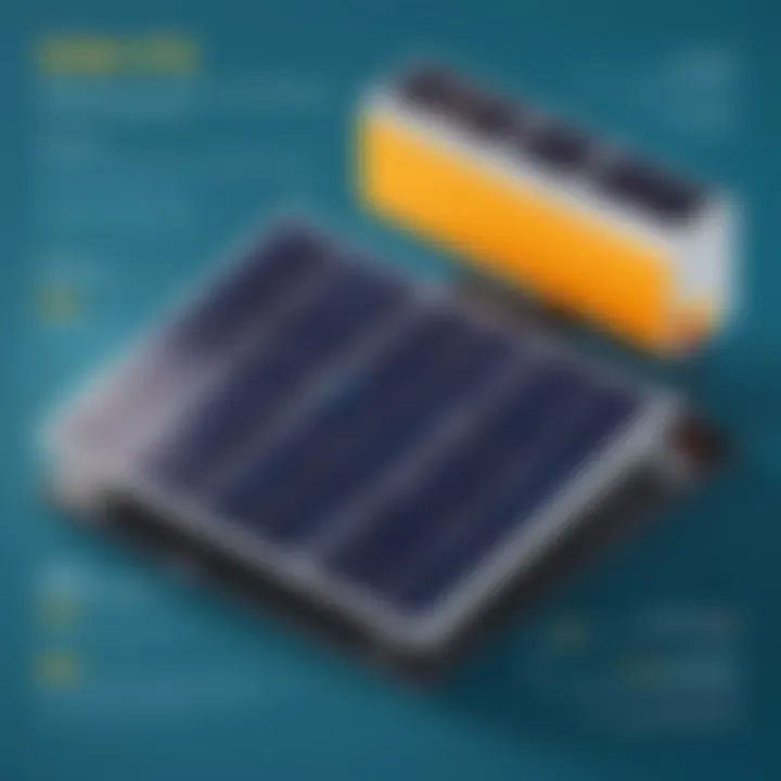 Infographic illustrating the advantages of using portable solar panels for energy efficiency