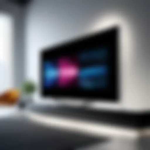 Showcasing the sleek design of Bravia Professional Displays in a corporate setting.