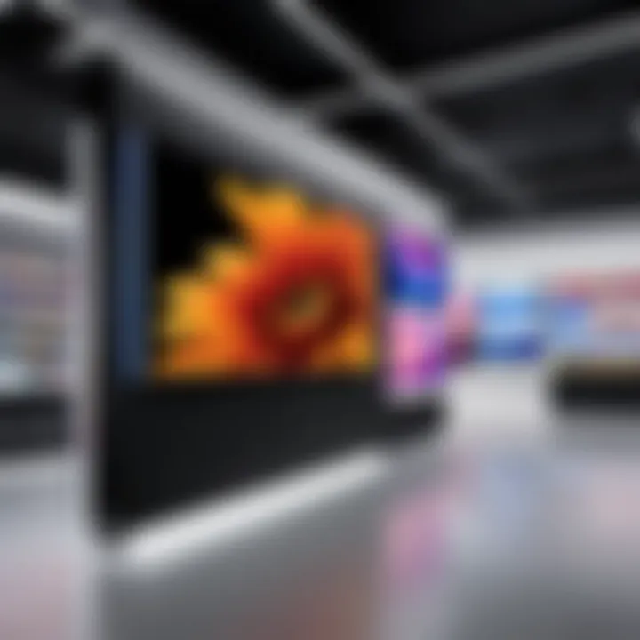 Bravia Professional Display installation in a retail environment.