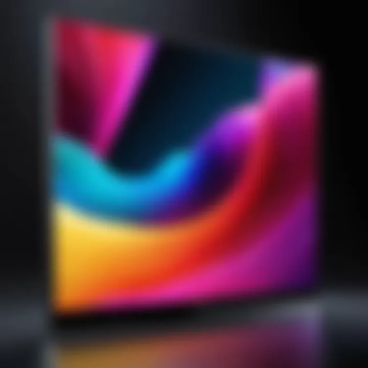 Bravia Professional Display technology demonstrating vibrant colors and clarity.