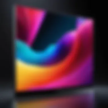 Vibrant Color Display Technology Bravia Professional Display technology demonstrating vibrant colors and clarity.
