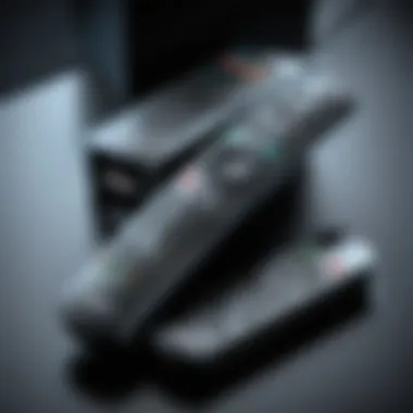Connectivity Options for Amazon TV Box Remote Illustration showing Amazon TV Box remote connectivity options