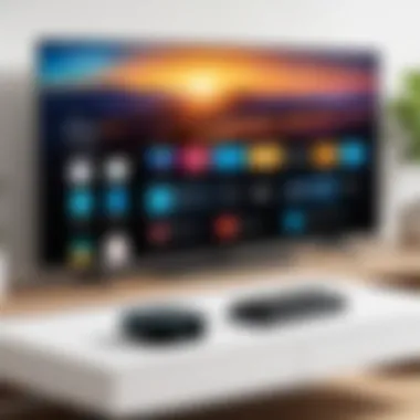 Smart Home Integration with Amazon TV Box Remote Visual representation of smart home integration with Amazon TV Box remote