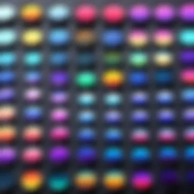 A variety of camera filters arranged in a neat layout, highlighting their unique features and applications in photography.