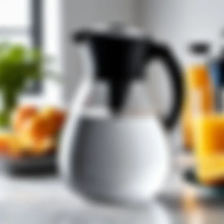 Elegant design of the Farberware 12 cup replacement carafe