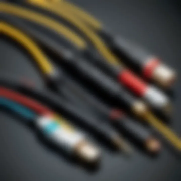 Comparison chart of various BNC power extension cables