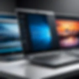 Dell laptop dealer storefront showcasing a variety of models