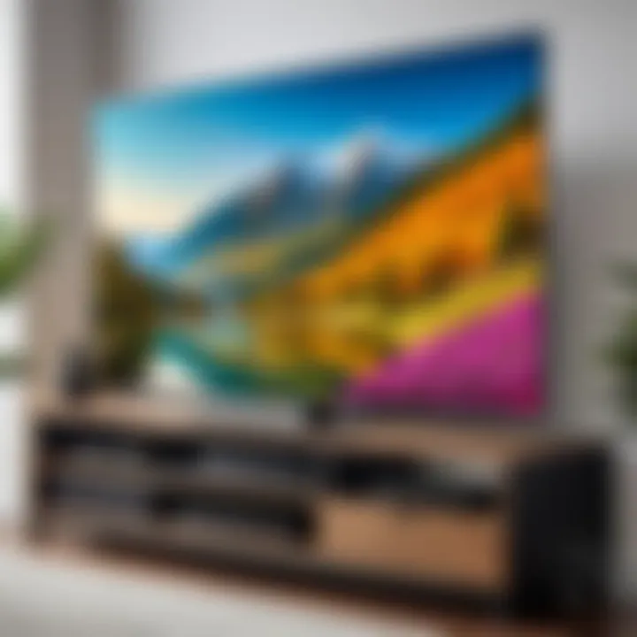 Optimal viewing height for TV mounting