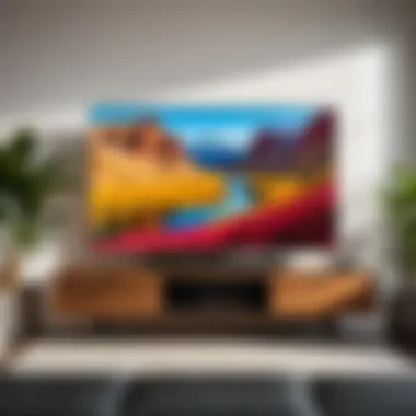 Lifestyle setting with Toshiba TV in a living room