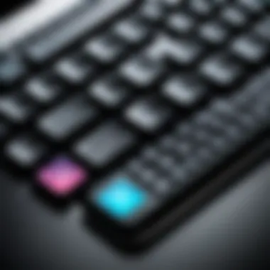 Enhanced Typing Experience with Logitech Case Keyboard Keys Close-up of Logitech Case Keyboard keys highlighting typing experience