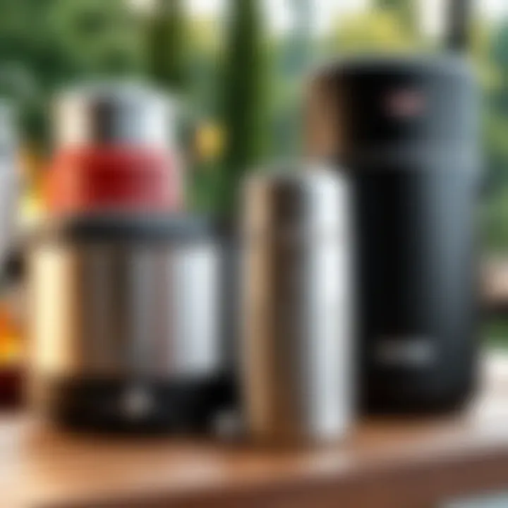 Comparison chart of different thermos grill models