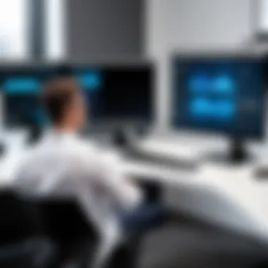 Enhancing Ergonomics for Better Well-Being An ergonomic setup of the Ergotron workstation improving user comfort and productivity