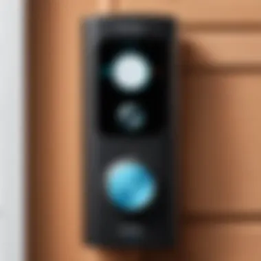 User interface of the Eufy Battery Doorbell Camera app