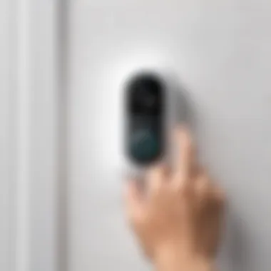 Installation setup of Eufy Battery Doorbell Camera