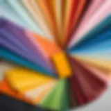 A variety of Adorama Seamless Paper colors displayed in a studio setting.