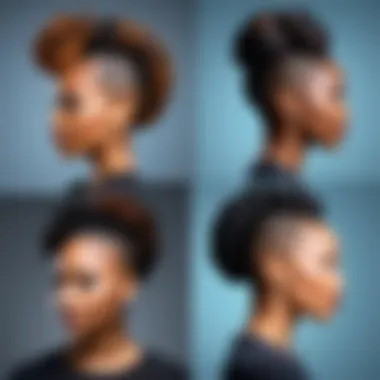 User experiences with African Pride Loc and Twist Gel reflected in various hairstyles.