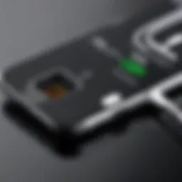 AUX jack on an iPhone showcasing connectivity options