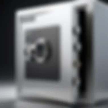 Durable Fireproof Safe with Digital Lock A durable fireproof safe with a digital lock