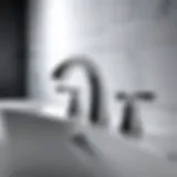 Elegant Delta bathtub faucet showcasing modern design