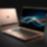 Sophisticated design of HP Spectre laptop showcasing sleek aesthetics