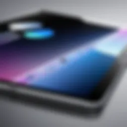Close-up of iPad Air WiFi showcasing its sleek design and display