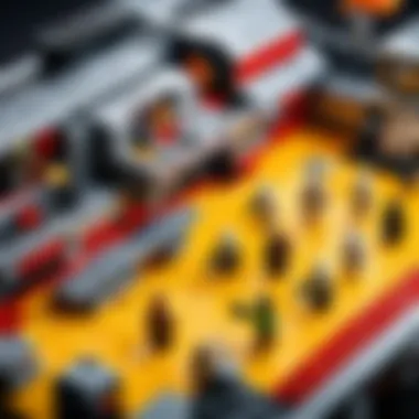Dynamic Interaction in LEGO Star Wars Gaming Engaging gameplay scene from a LEGO Star Wars browser game