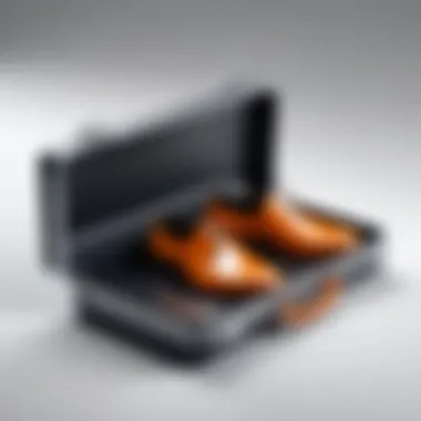 Shoe Carrying Case Design Elegant shoe carrying case showcasing design and functionality