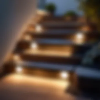 Diverse Designs of Solar LED Stair Lights Variety of solar LED stair light designs suitable for modern aesthetics.