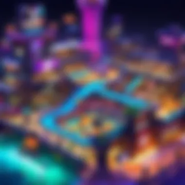 Multiplayer Arenas in Splatoon A map of Splatoon highlighting various multiplayer arenas