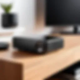 High-quality wireless speaker setup for Vankyo projector.