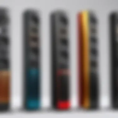 Diversity of Volkano Speaker Models An array of different Volkano speaker models highlighting their diversity in style and function.