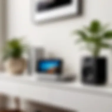 Enhanced User Experience with iPhone Radio Docks User enjoying music through an iPhone radio dock in a modern living room