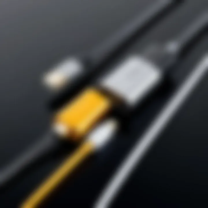Comparison of various micro lightning cables emphasizing their features