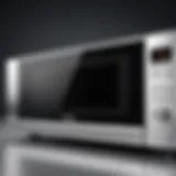 Sleek design of the Procter Silex microwave