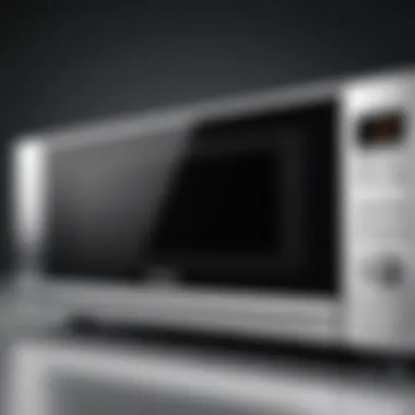 Sleek design of the Procter Silex microwave