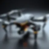 High-tech programmable drone kit with an integrated camera showcasing its design and features.