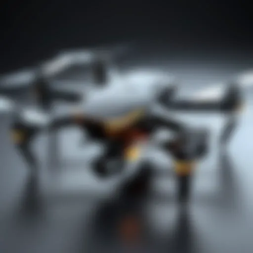 High-tech programmable drone kit with an integrated camera showcasing its design and features.